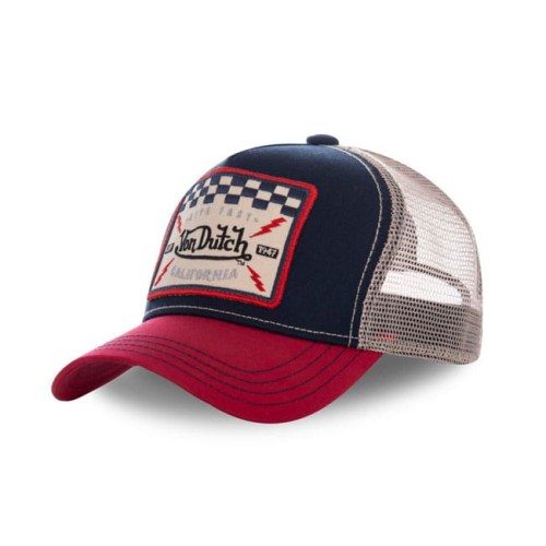 Von Dutch Square cap marine red.jpg