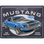 METALOWA TABLICZKA FORD MUSTANG 1969M  METALOWY PLAKAT TABLICZKA OZDOBNA  30x40   