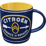 KUBEK PORCELANOWY CITROEN SERVICE & REPAIRS PREZENT DLA FANA CZTERECH KÓŁEK