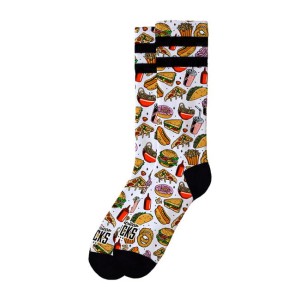 American Socks Junk food oldschoolowe skarpetki tattoo różne wzorki retro vintage burgery frytki