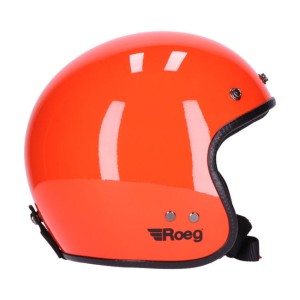 Kask Roeg Jett helmet Oompa orange pomarańczowy stylowy kask motocyklowy otwarty z homologacją kask harley bobber cafe racer style
