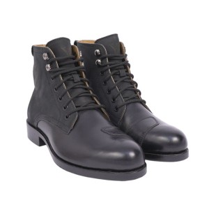 By City Botas Sicilia boot black czarne eleganckie buty motocyklowe  stylowe cafe racer DGR