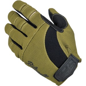 Rękawice tekstylne Biltwell Moto gloves olive/black/tan motocyklowe rękawice enduro