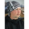 MOTLEY TUBE™ FLEECE HOUNDSTOOTH BLACK WHITE ONE SIZE  KOMIN MOTOCYKLOWY ARAFATKA TUNEL WIELOFUNKCYJNY.jpg