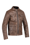 Kurtka John Doe Drifter stylowa kurtka skórzana na motocyklbrązowa skóra