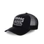 Von Dutch Heritage cap square patch racer/black truckerka czapkaz daszkiem z naszywką z przodu cafe racer