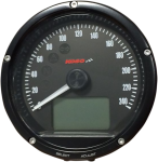 Uniwersalny licznik Koso TNT-01 S D75 DO 0-240 KM/H CZARNA OBUDOWA