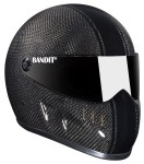 BANDIT XXR CARBON BLACK INTEGRALNY KASK MOTOCYKLOWY HARLEY BOBBER CUSTOM HELMETS