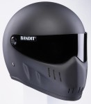 BANDIT XXR DULL BLACK INTEGRALNY KASK MOTOCYKLOWY MADMAX BOBBER HARLEY CUSTOM