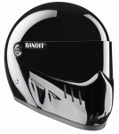 BANDIT XXR GLOSS BLACK INTEGRALNY KASK MOTOCYKLOWY BOBBER STREETFIGHTER HARLEY  MADMAX