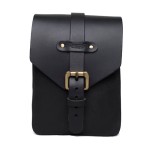 TRIP MACHINE TANK POUCH BLACK ORGANIZER NA DOKUMENTY NA MOTOCYKL ELEGANCKIE SKÓRZANE ETUI NA DOKUMENTY I KLUCZE  TANK BAG SKÓRZANY