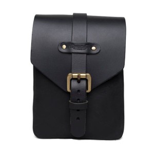 TRIP MACHINE TANK POUCH BLACK ORGANIZER NA DOKUMENTY NA MOTOCYKL ELEGANCKIE SKÓRZANE ETUI NA DOKUMENTY I KLUCZE  TANK BAG SKÓRZANY