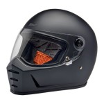Kask Biltwell Lane Splitter helmet  flat black ECE22.06 czarny matowy kask motocyklowy bobber street harley