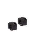 Risery podwyższenie 15mm SW MOTECH czarne do kierownicy 7/8" (22mm) Risers