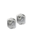 Risery podwyższenie 30mm SW MOTECH srebrne do kierownicy 7/8" (22mm) Risers