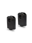 Risery podwyższenie 50mm SW MOTECH czarne do kierownicy 7/8" (22mm) Risers