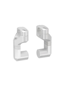 Risery podwyższenie 50-60mm z SW MOTECH srebrne do kierownicy 7/8" (22mm) Risers