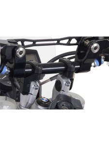 Risery podwyższenie 50-60mm SW MOTECH czarne do kierownicy 1 1/8" (28,6mm) Risers