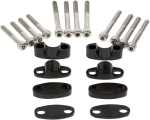 Risery podwyższenie 25mm EMGO czarne adaptery do kierownicy 7/8" (22mm) Risers