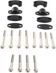 Risery podwyższenie 25mm EMGO czarne do kierownicy 1 1/8" (28,6mm) Risers