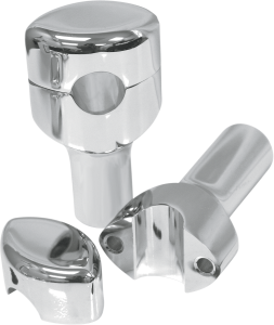 Risery podwyższenie 76mm (3") LA CHOPPERS chrom do kierownicy 1" (25,4mm) Risers