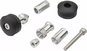 Końcówki kierownicy DAYTONA RING 14-19mm czarne bar ends