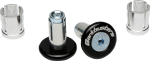 Końcówki kierownicy 14/18mm BARKBUSTERS czarne Bar ends