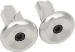 Końcówki aluminiowe kierownicy 14-19mm ODI srebrne Bar ends