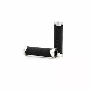 Manetki DAYTONA GRIPPYGRIP GGDM-Base gripy motocyklowe czarno/srebrne 7/8" 22mm