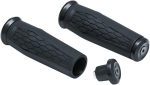 Manetki KURYAKYN HEX gripy motocyklowe czarne 7/8" 22mm 