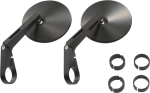 Para lusterek DAYTONA 10 LONG Clamp-on Flat D-mirror set