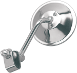 Chromowane lusterko EMGO 4" mocowane obejmą Clamp on mirror