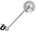 Chromowane lusterko EMGO mocowane obejmą 10" Clamp-on mirror