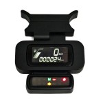 Zestaw do przeniesienia zegarów Killer Custom Harley Davidson Softail 18-23 mocowanie czarne regulowane