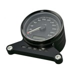 Czarne mocowanie prędkościomierza FREE SPIRITS Harley Davidson Sportster 