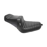 Czarne siedzenie Le Pera Daytona Tailwhip 2-up Pleated Harley Davidson Sportster 04-22