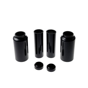 Zestaw osłon przedniego zawieszenia 214mm Killer Custom czarne Harley Davidson V-Rod 07-11