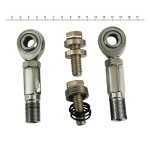 Regulowany zestaw obniżający tylne zawieszenie BURLY CHROM rear lowering kit Harley Davidson Softail 00-17 