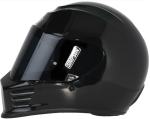 Simpson Speed Gloss black czarny integralny kask motocyklowy na harleya bobbera na customa  harleystyle