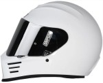 Simpson Speed helmet white biały integralny kask motocyklowy na harleya bobbera na customa  harleystyle 