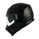  Simpson Venom helmet black metal czarny integralny kask motocyklowy z blendą przeciwsłoneczną na harleya bobbera na customa 
