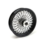 Tylna czarna felga szprychowa 48 MCS 3.50 x 16" Harley Davidson Dyna Sportster Touring 02-07