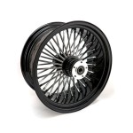 Tylna czarna felga szprychowa 48 MCS 8.50 x 18" Harley Davidson V-Rod 06 