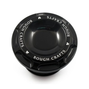 Korek wlewu paliwa czarny Rough Crafts black gas cap HD 96-18