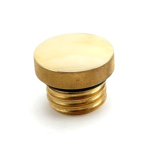 Korek wlewu paliwa Wannabe Choppers Smooth gas cap HD 83-95 Brass