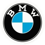 Plakat okrągły 35cm BMW Logo okrągła tabliczka plakat do garażu do biura na prezent 35cm 
