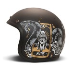 Otwarty kask DMD Retro helmet Cards oldschoolowy kask motocyklowy ECE 22.06  