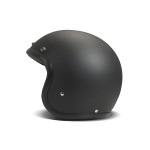 Otwarty kask DMD Retro helmet Matte Black czarny matowy kask motocyklowy ECE22.06  