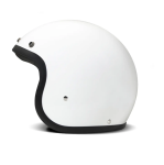 Otwarty kask DMD Retro helmet Solid White biały kask motocyklowy ECE22.06 