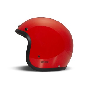 Otwarty kaskDMD Retro helmet Red czerwony kask motocyklowy ECE22.06  